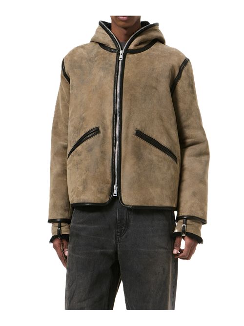 Smoky Black Dry Shearling FULL ZIP JACKET Our Legacy | M4269FSSMOKY BLACK DRYSHEARLING